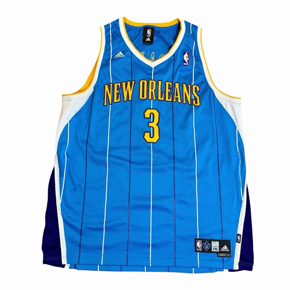 Vintage NBA New Orleans Hornets Chris Paul #3 Jersey Blue XXL